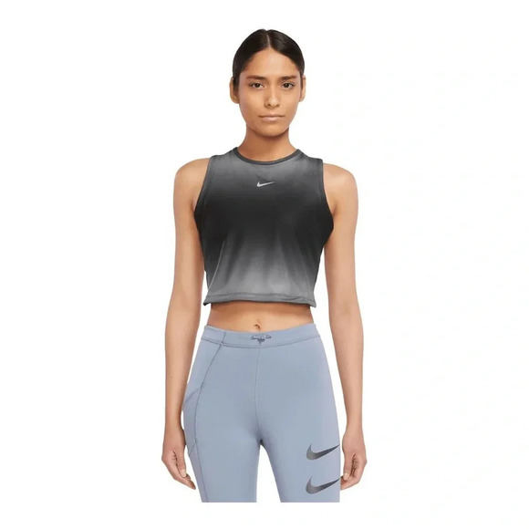 Nike Tops - Nike Dri-Fit Swoosh Printed Crop Tank- Size L